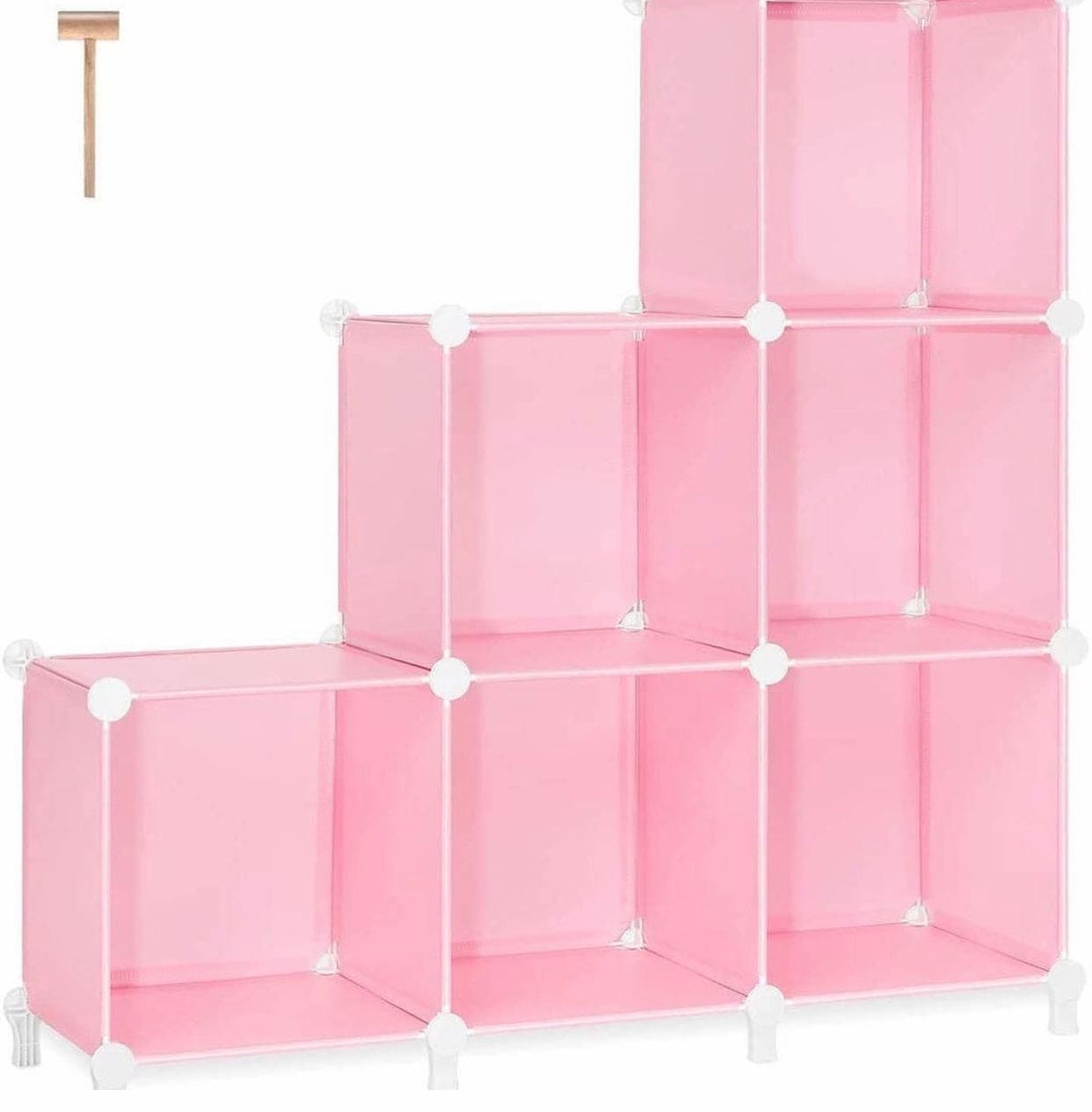 Multipurpose 6 Cubes Portable Wardrobe Cabinet, Clothes Storage Organizer Almirah, 6-Cubes Closet Organizer With Doors, Cute Baby Portable Closet Bedroom Almirah Multipurpose 6 Cubes Portable Wardrobe Cabinet, Clothes Storage Organizer Almirah, 6-Cubes Closet Organizer With Doors, Cute Baby Portable Closet Bedroom Almirah